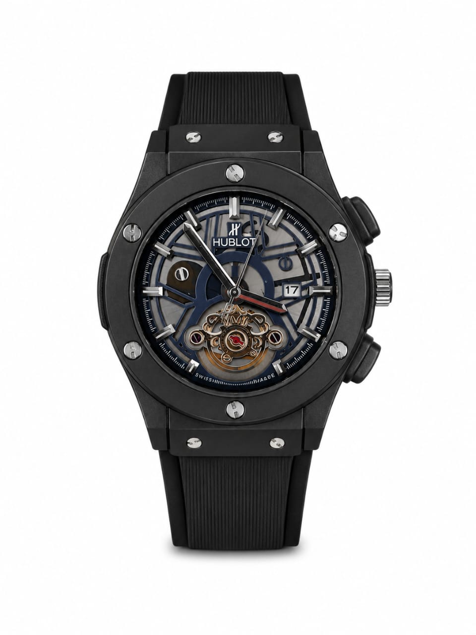 Hublot Classic Fusion Black Magic Skeleton Tourbillon Premium Watch