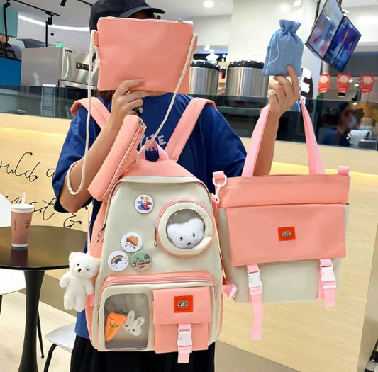 Cute girl school bags set💁‍♀️