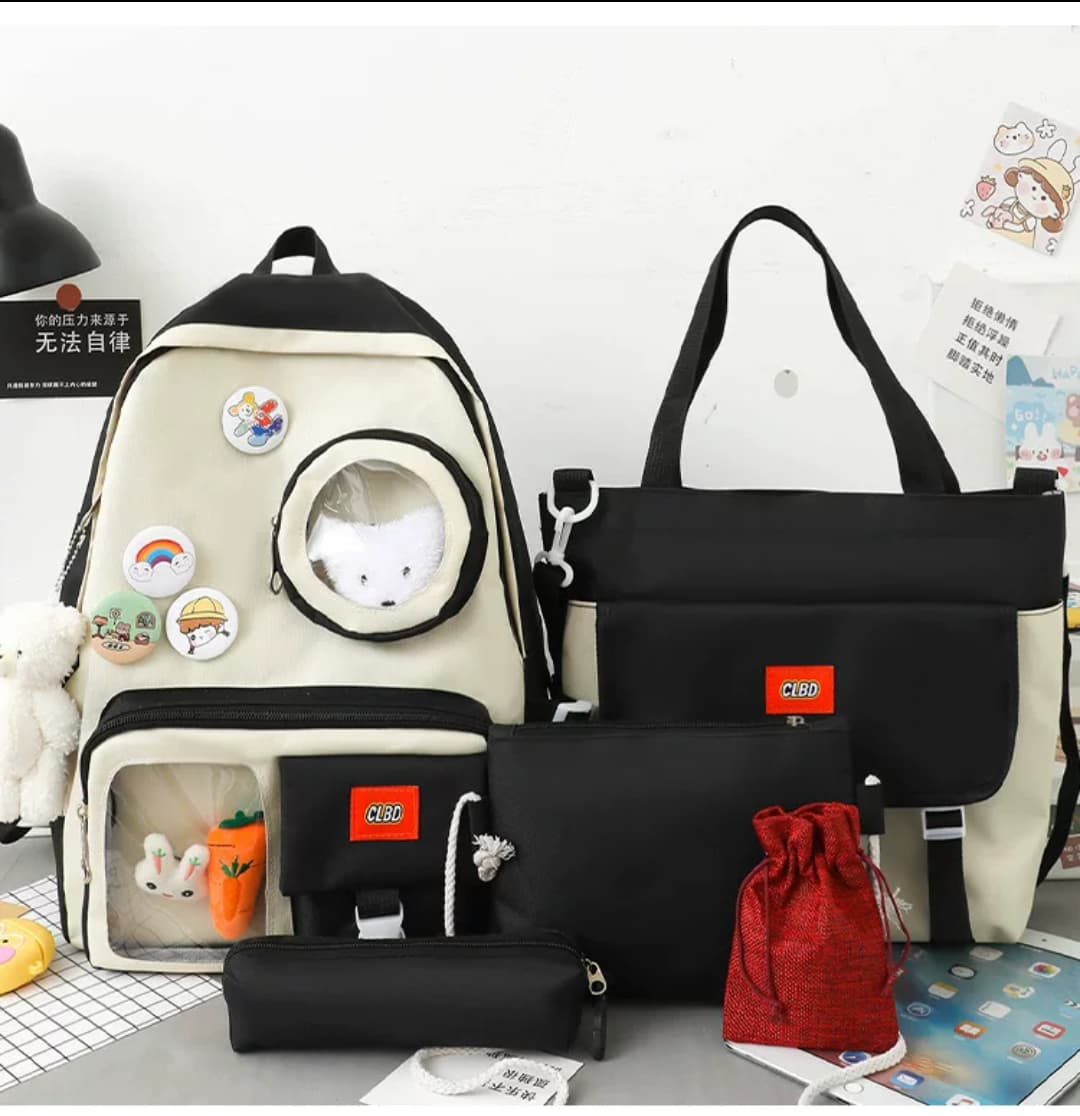 Cute girl school bags set💁‍♀️