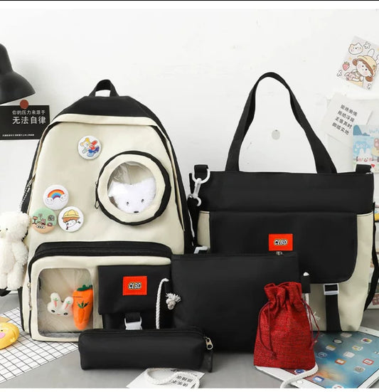 Cute girl school bags set💁‍♀️