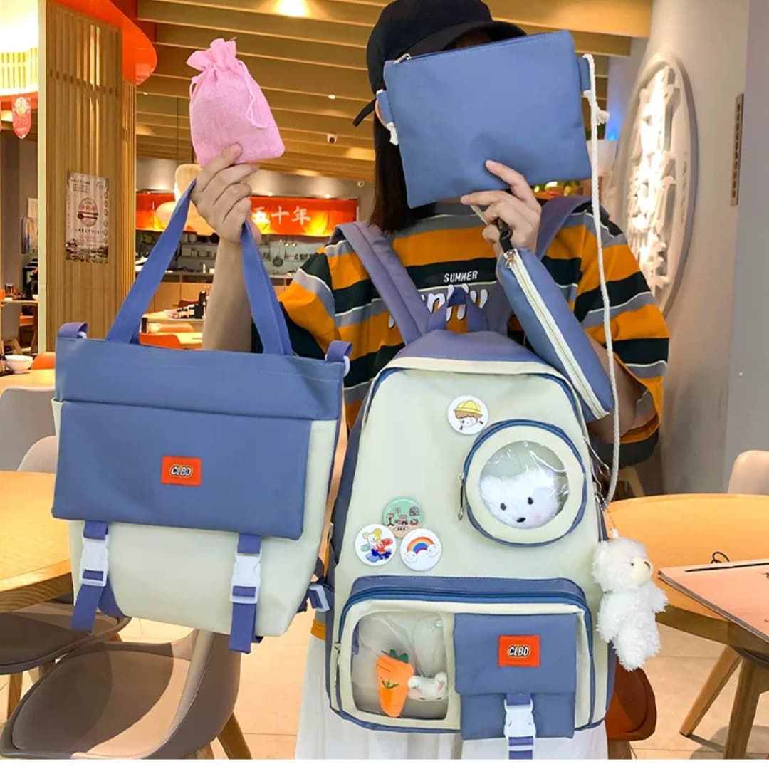 Cute girl school bags set💁‍♀️