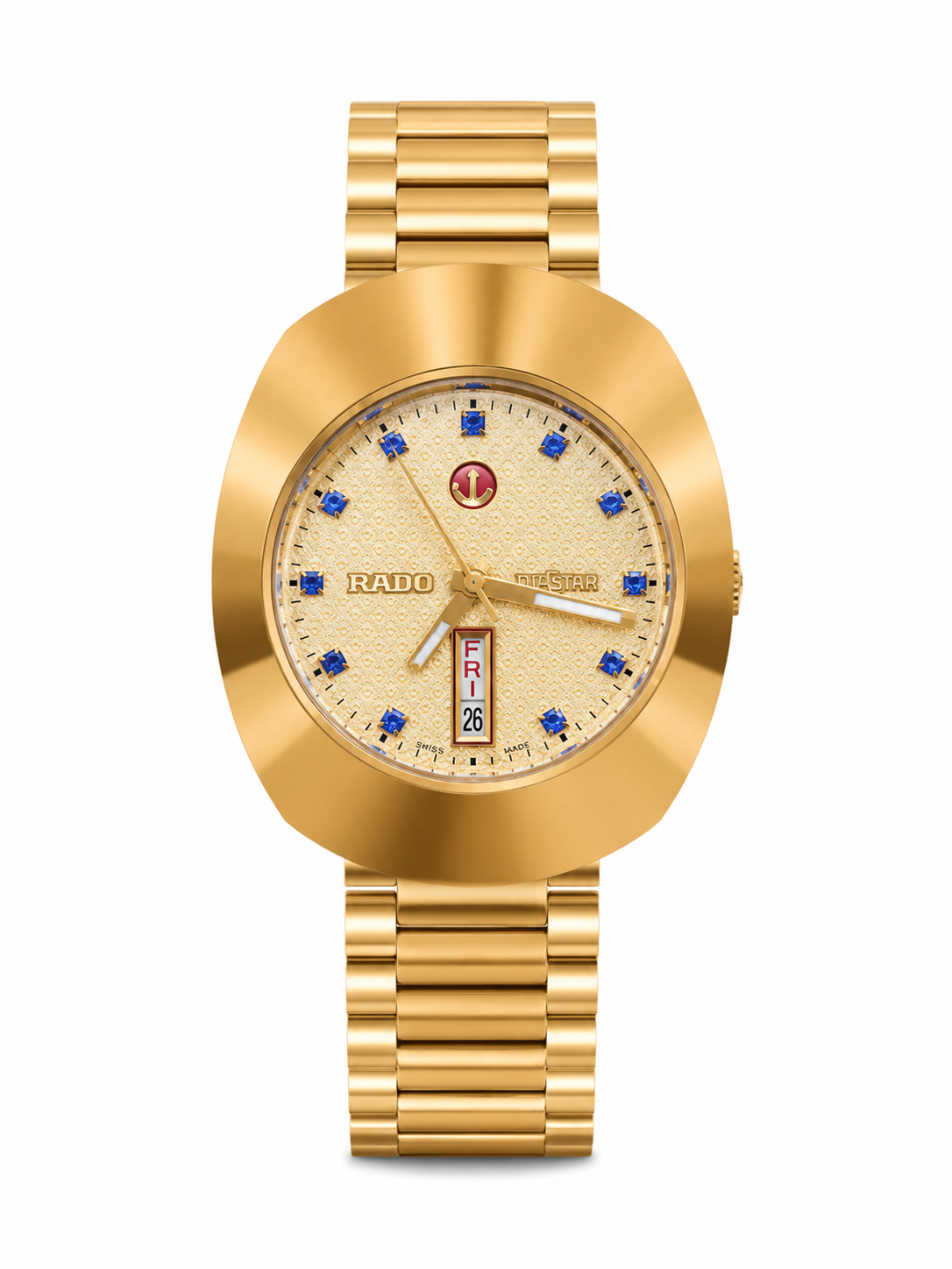 Rado Diastar Gold Luxury Day-Date Watch