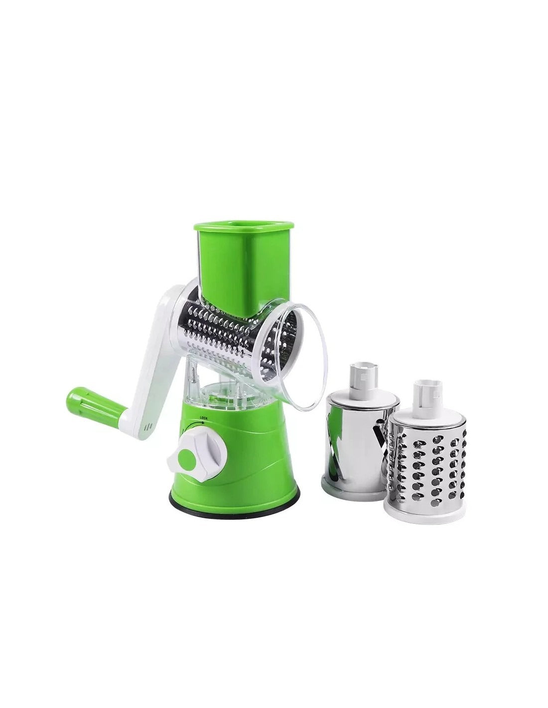 3-in-1 Manual Rotary Vegetable Cutter & Slicer | ملٹی فنکشن سبزی کاٹنے اور سلائس کرنے والی مشین